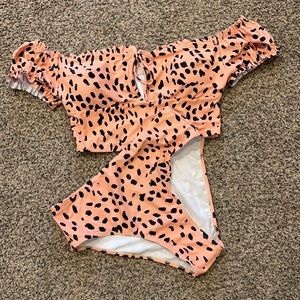 Shein Leopard Print Tankini